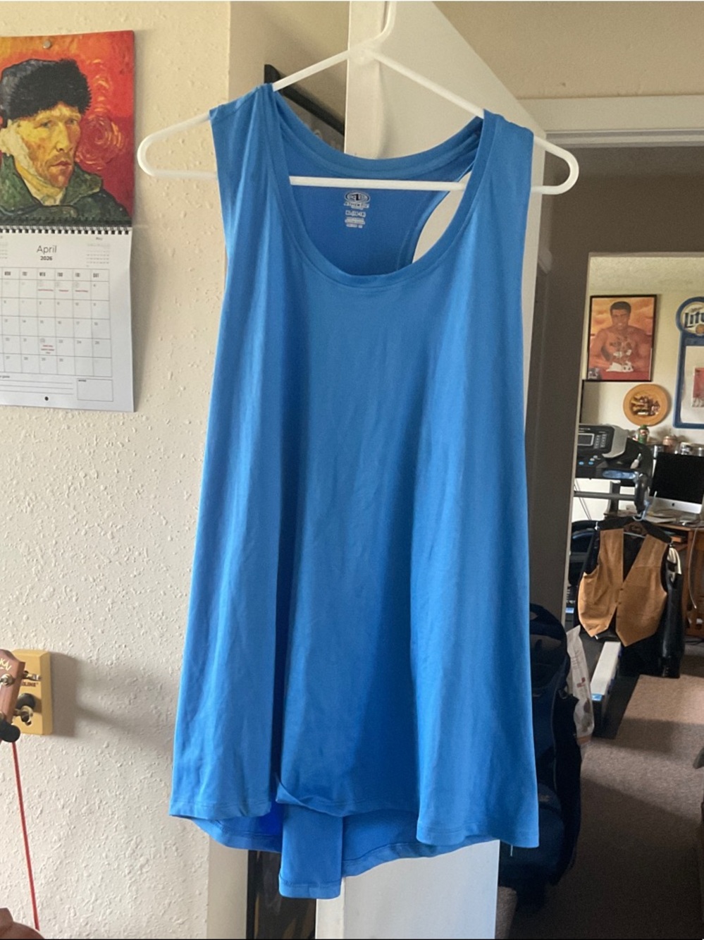 Athletic Works Women's Bright Blue Racerback Tank